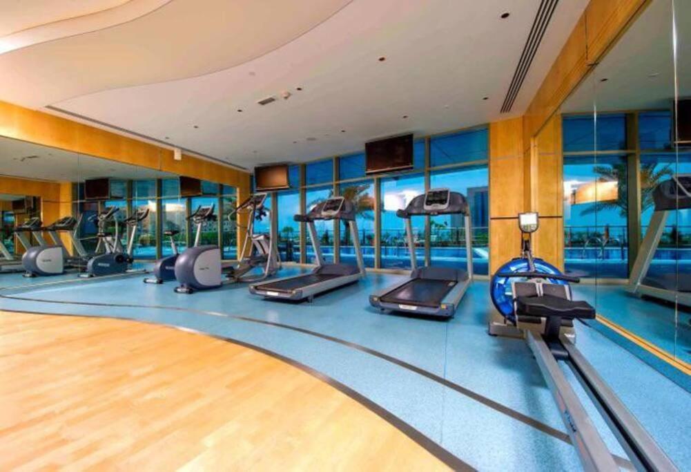 1 Bed Apartment With Sea View, Pool, Gym & Free Parking In Dubai Marina Exterior foto
